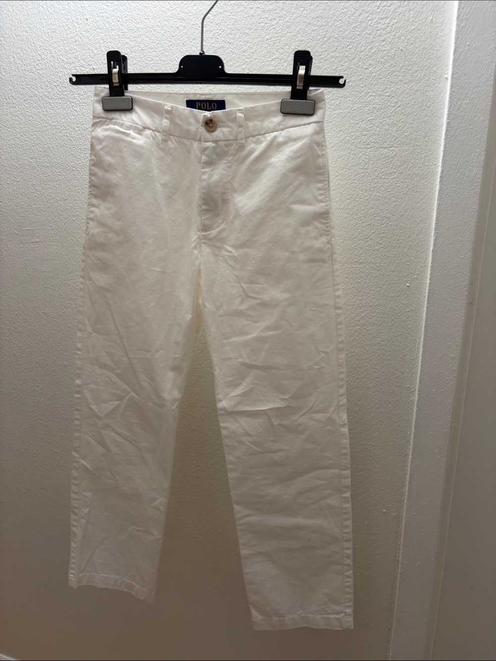 Polo by Ralph Lauren kids White Straight-Leg Pants size 8